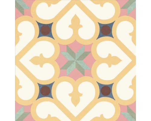 Porseleinen wand- en vloertegel Heritage taco in 76 verschillende designs 16,5 x 16,5 cm