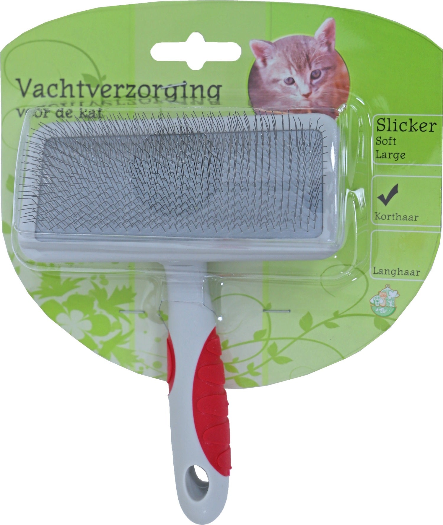 Boon kattenborstel slicker soft L