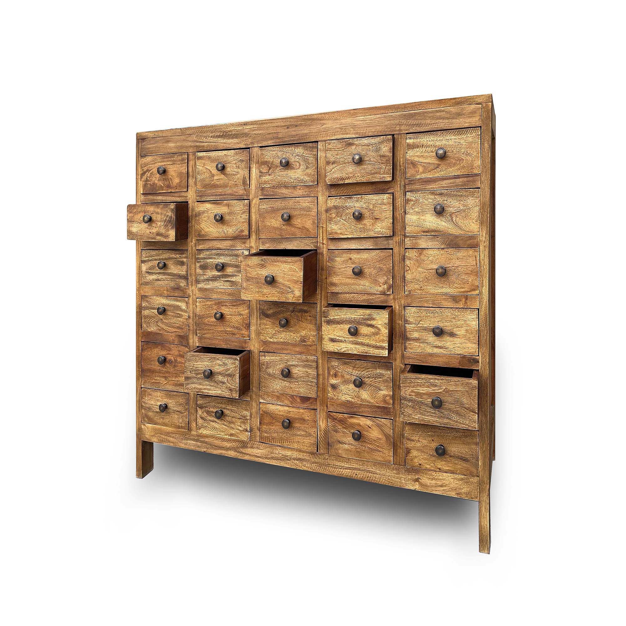 Schrank 'Benot' mit 30 Schubladen, Mahagoni, B 105 cm, H 100 cm, L 42 cm von fischer's lagerhaus