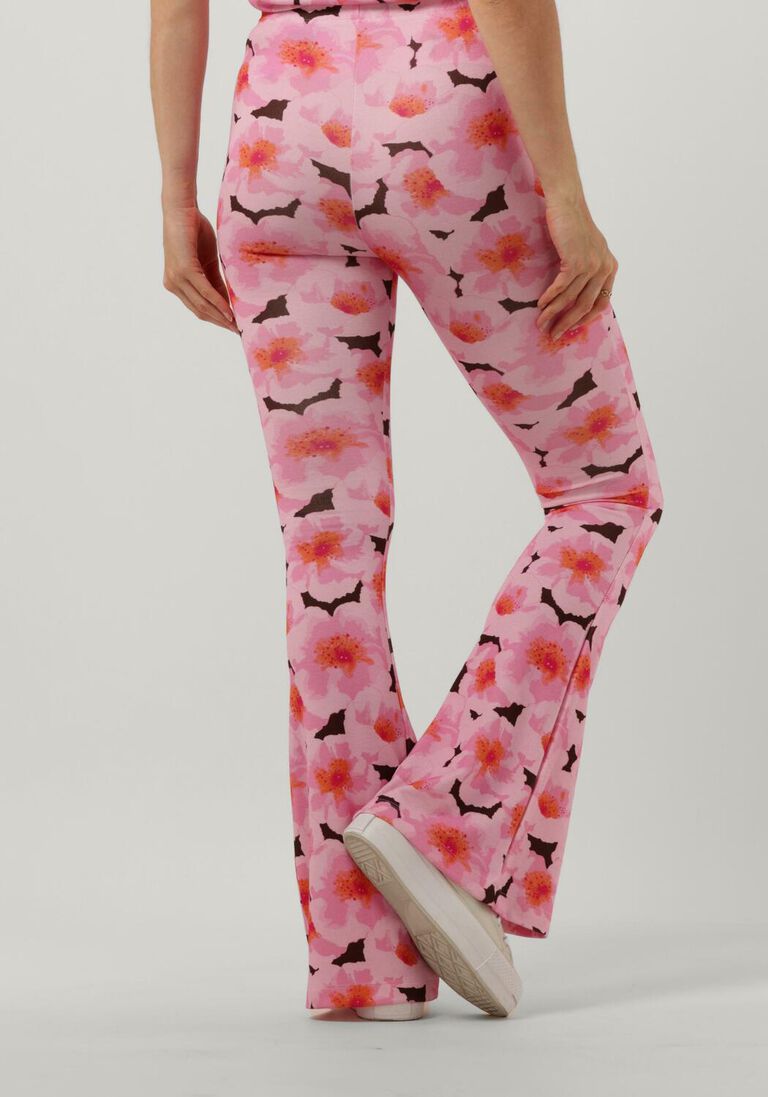 CATWALK JUNKIE roze catwalk junkie flared broek tr peony