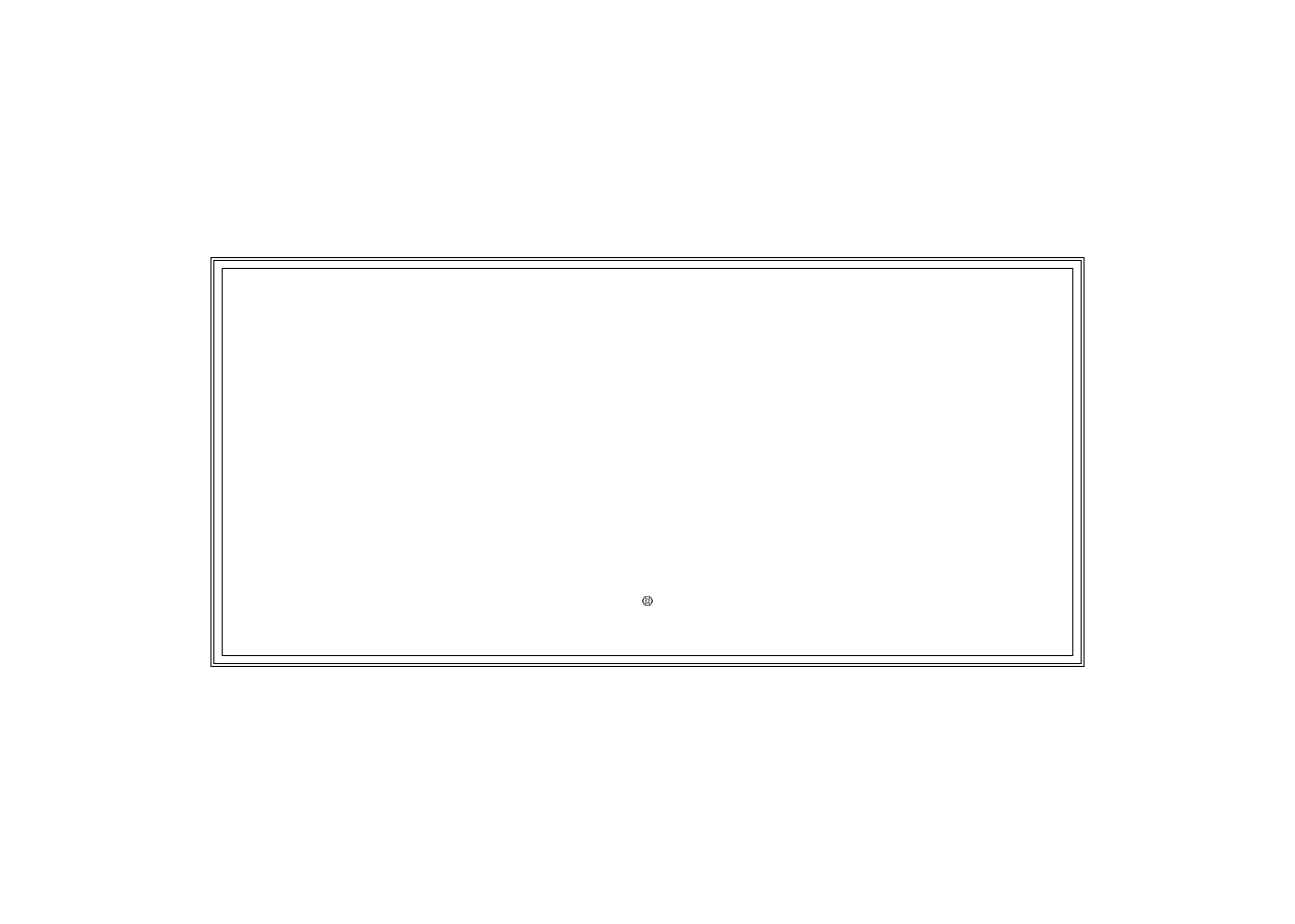 Thebalux M26 spiegel 160x75cm met verlichting en verwarming mat zwart
