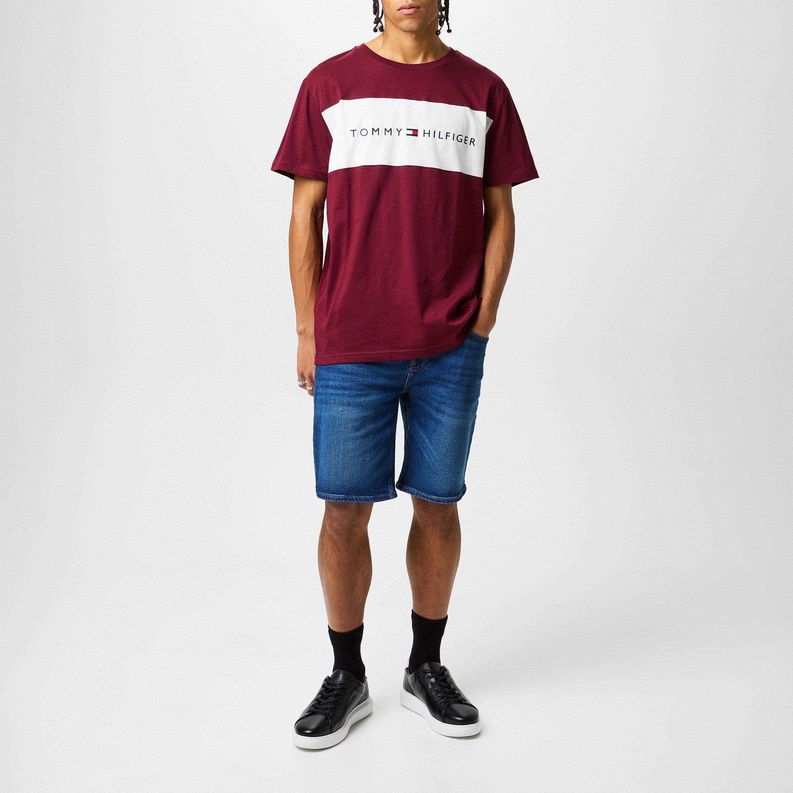 Tommy Hilfiger Cotton Panel T Shirt