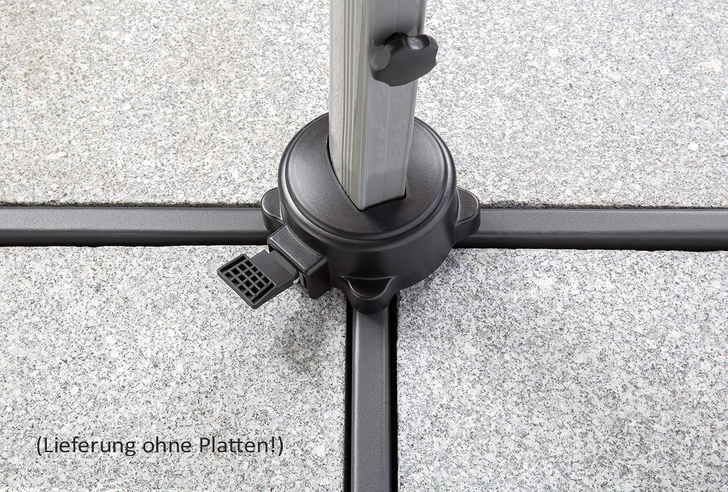 Schneider Sonnenschirm Rhodos Rondo, sand, 350 cm rund, 792-16, Gestell Aluminium, Bespannung Polyester, 22.4 kg
