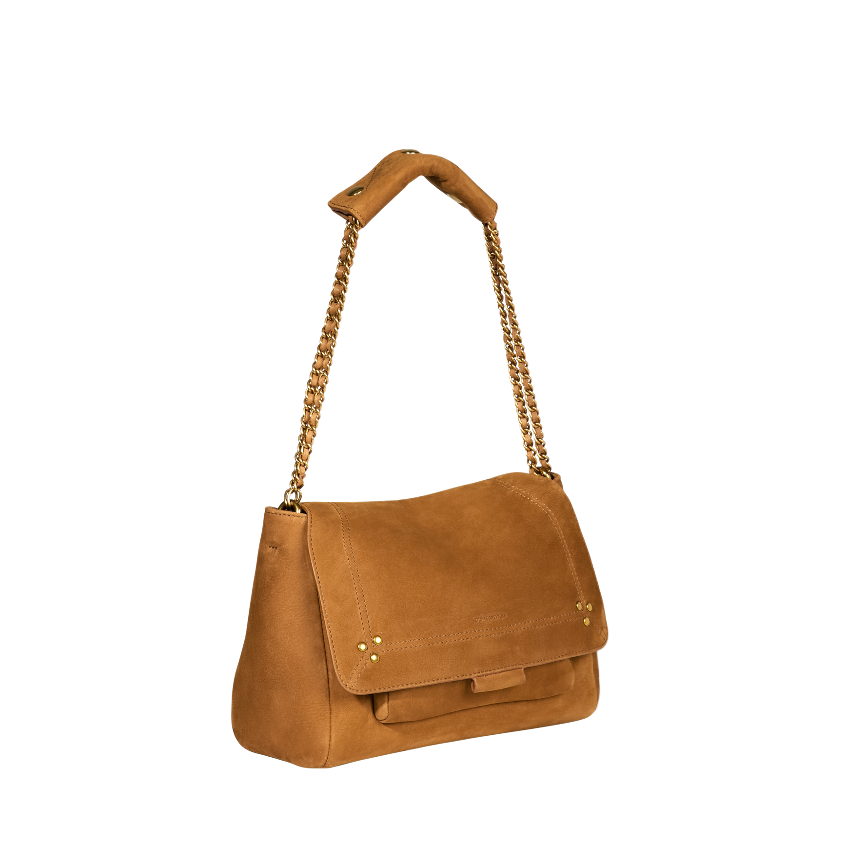 LULU M - Sac besace en cuir | Marron