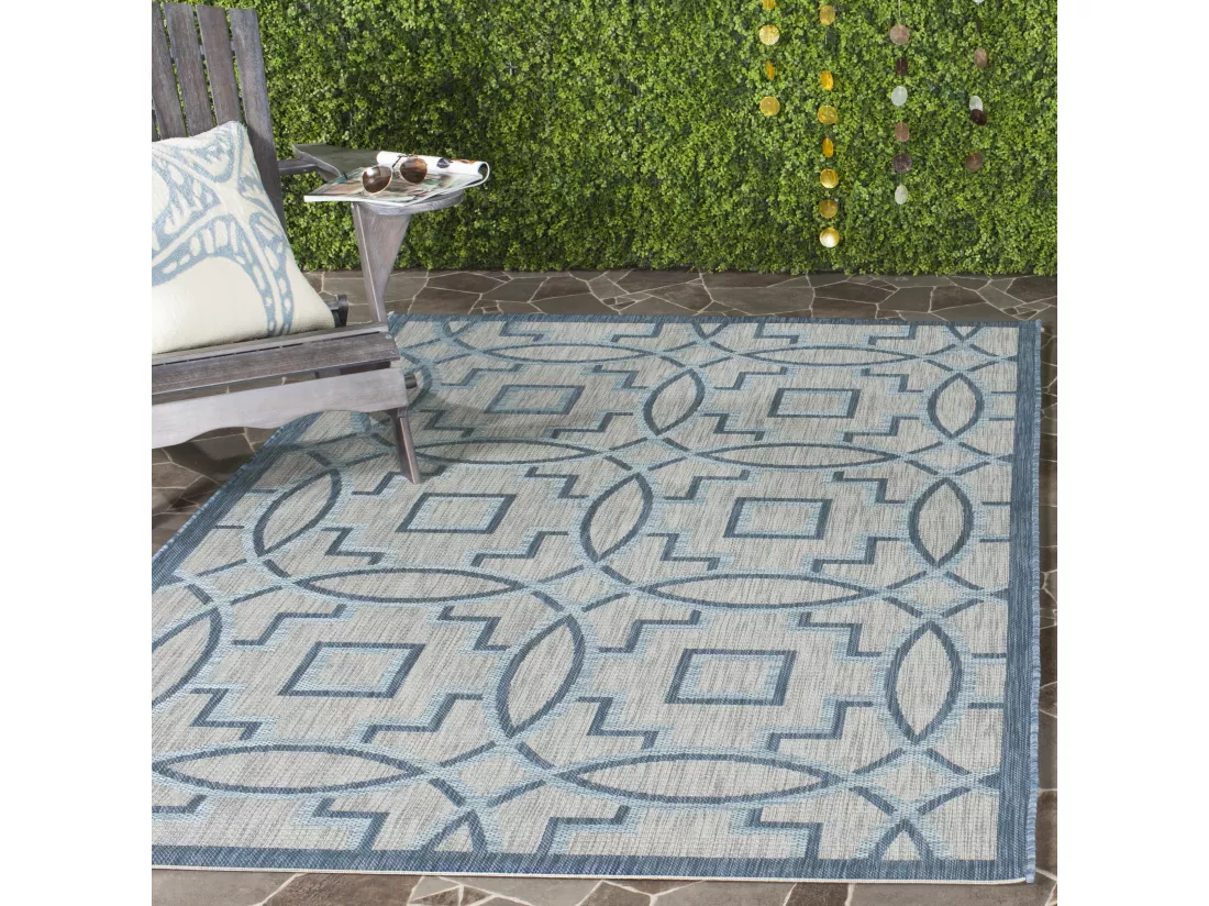 Tapis Grey & Navy 201 X 290 cm - Jade