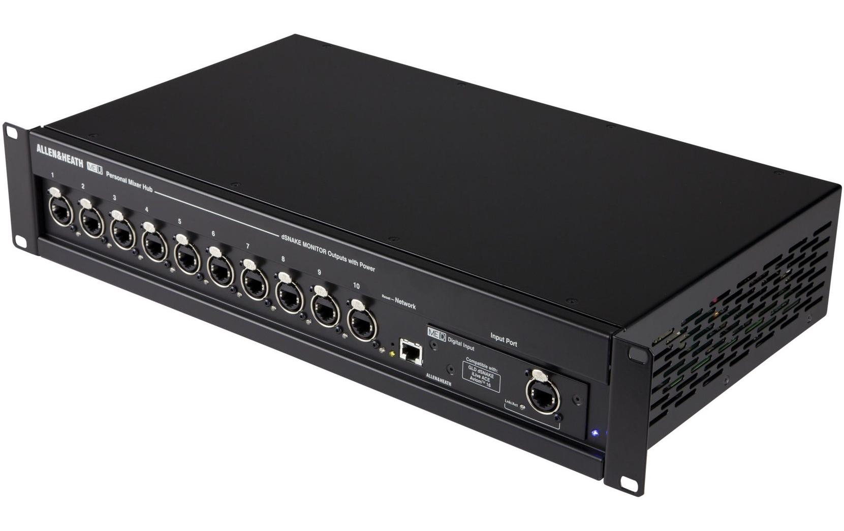 ME-U<br>10-Port PoE Monitor Hub zum parallelen Anschluss