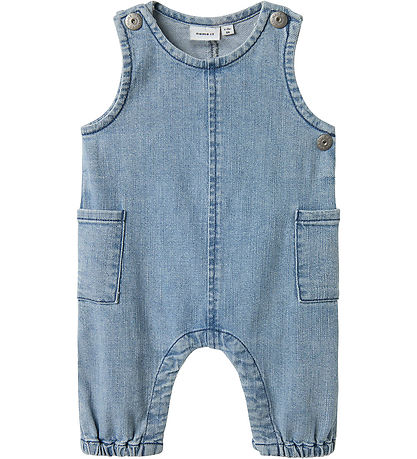 Name It Latzhosen - NbmFred - Light Blue Denim