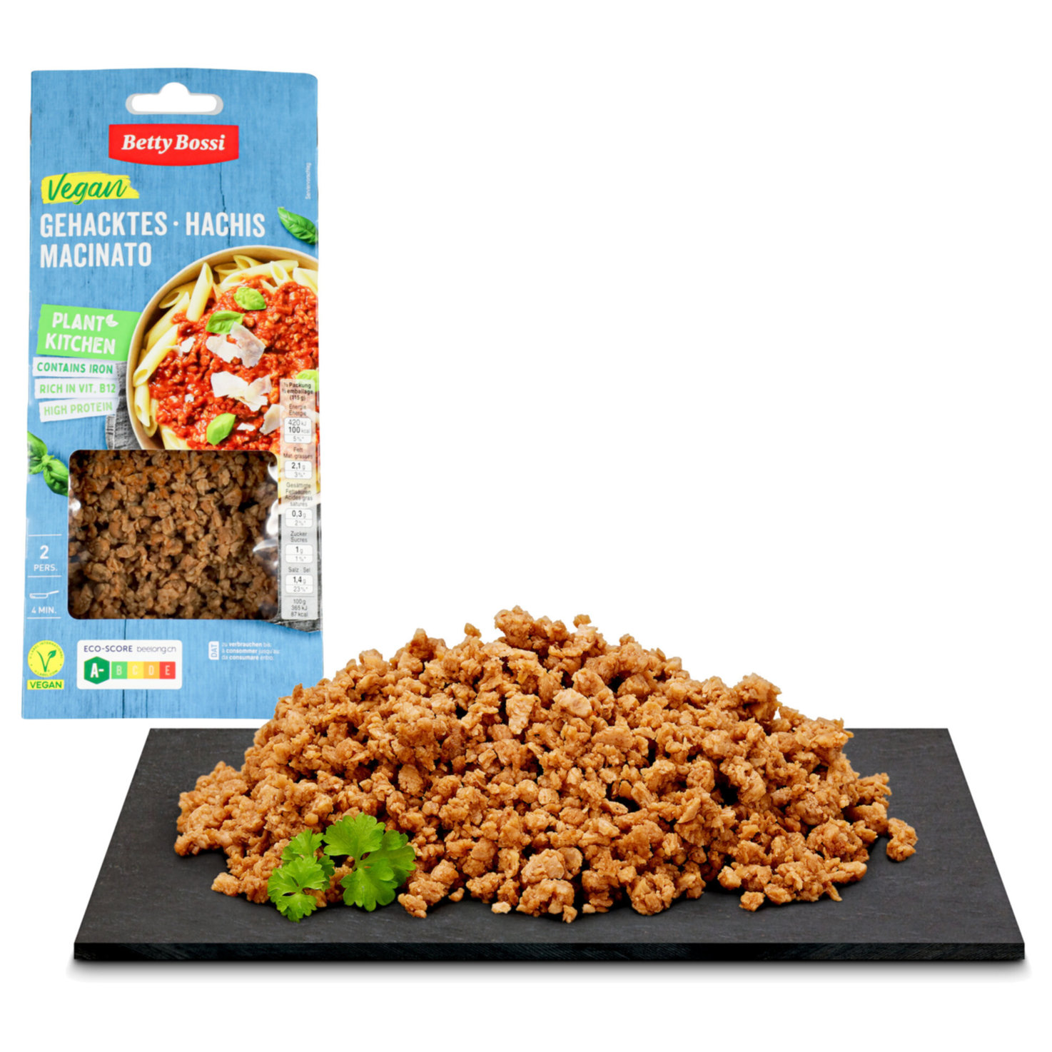 Betty Bossi Plant Kitchen veganes Gehacktes -