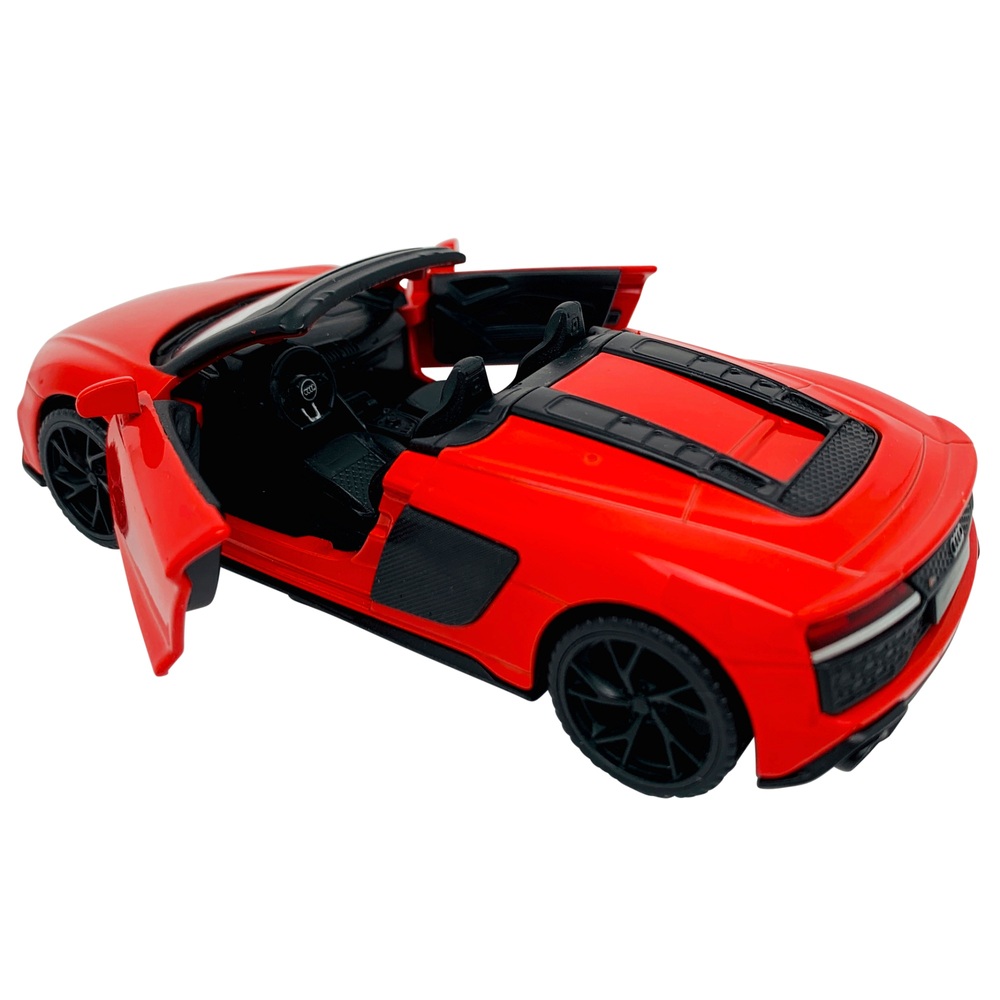 Audi R8 Spyder Pull Back Diecast-Modellauto im Maßstab 1:32