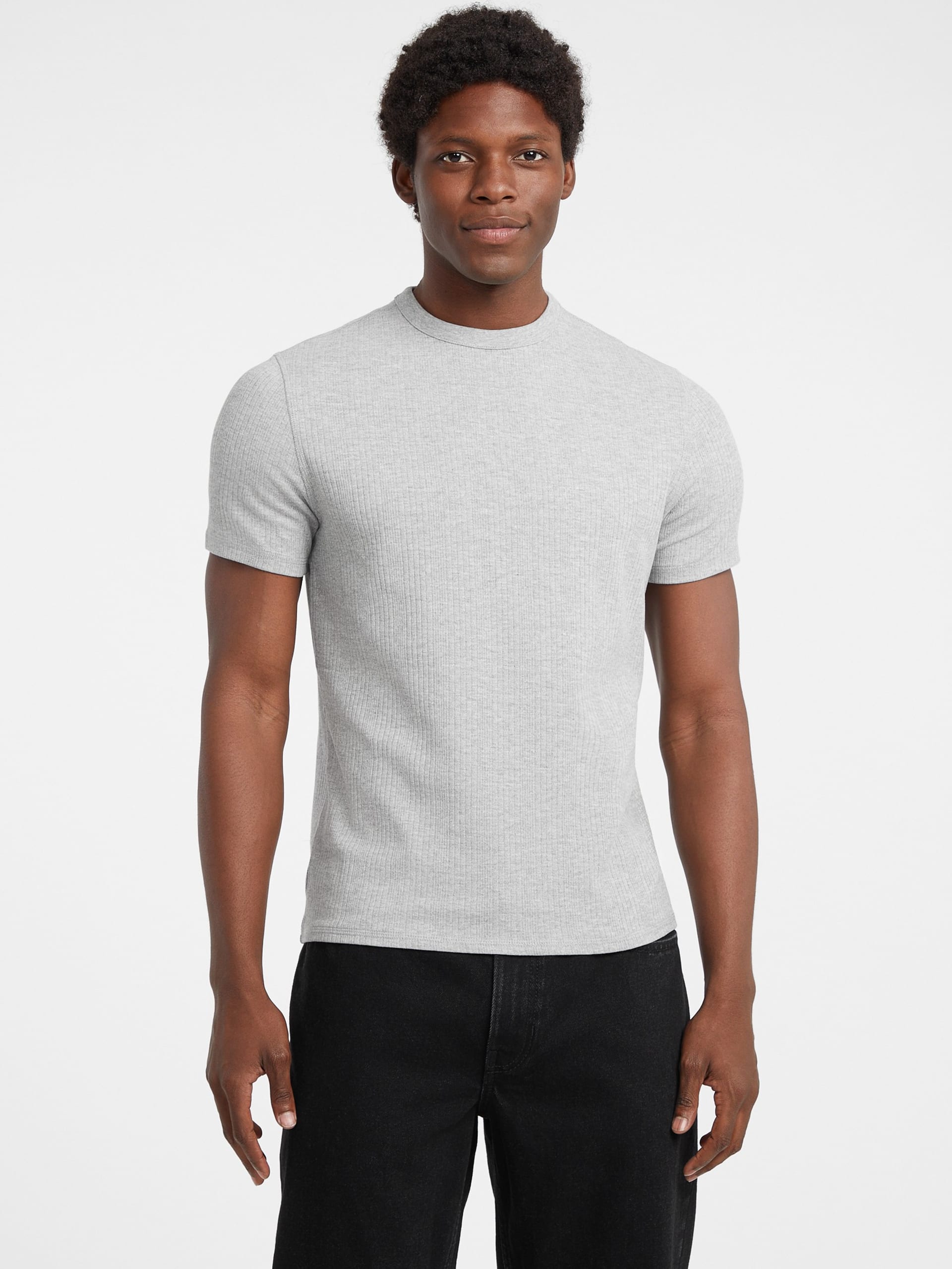Camiseta Slim Variegated Rib