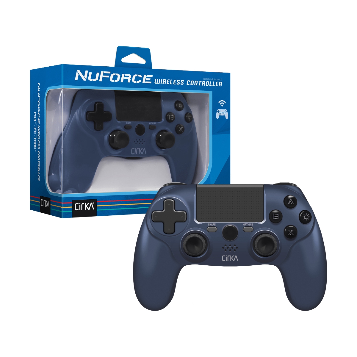 Hyperkin Cirka NuForce WLC PlayStation 4 trådløs kontroller (blå)