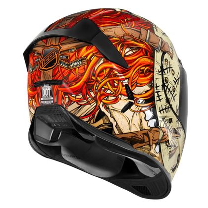 Casque Icon AIRFRAME PRO - TOPSHELF - Rouge