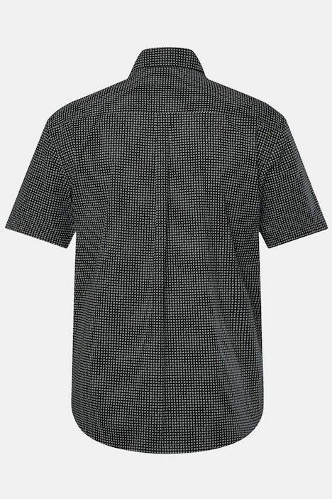 JP 1880 Business-Hemd, Halbarm, Minimal-Print, EasyCare, Haifisch-Kragen, Modern Fit, bis 8 XL