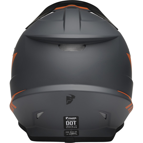 Thor Motocross - Casque Sector Chev Charcoal / Orange