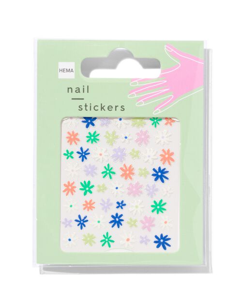 52 autocollants pour ongles fleurs