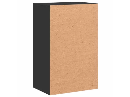 Armoire de rangement noir 56,5x39x90 cm bois d'ingénierie