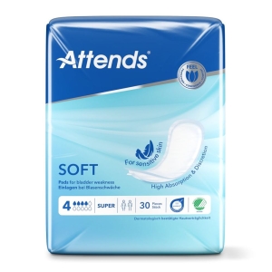 ATTENDS Soft 4 Super Einlagen, 30 Stück