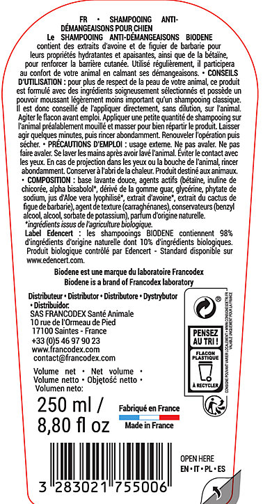 Shampoing démangeaison 250ml