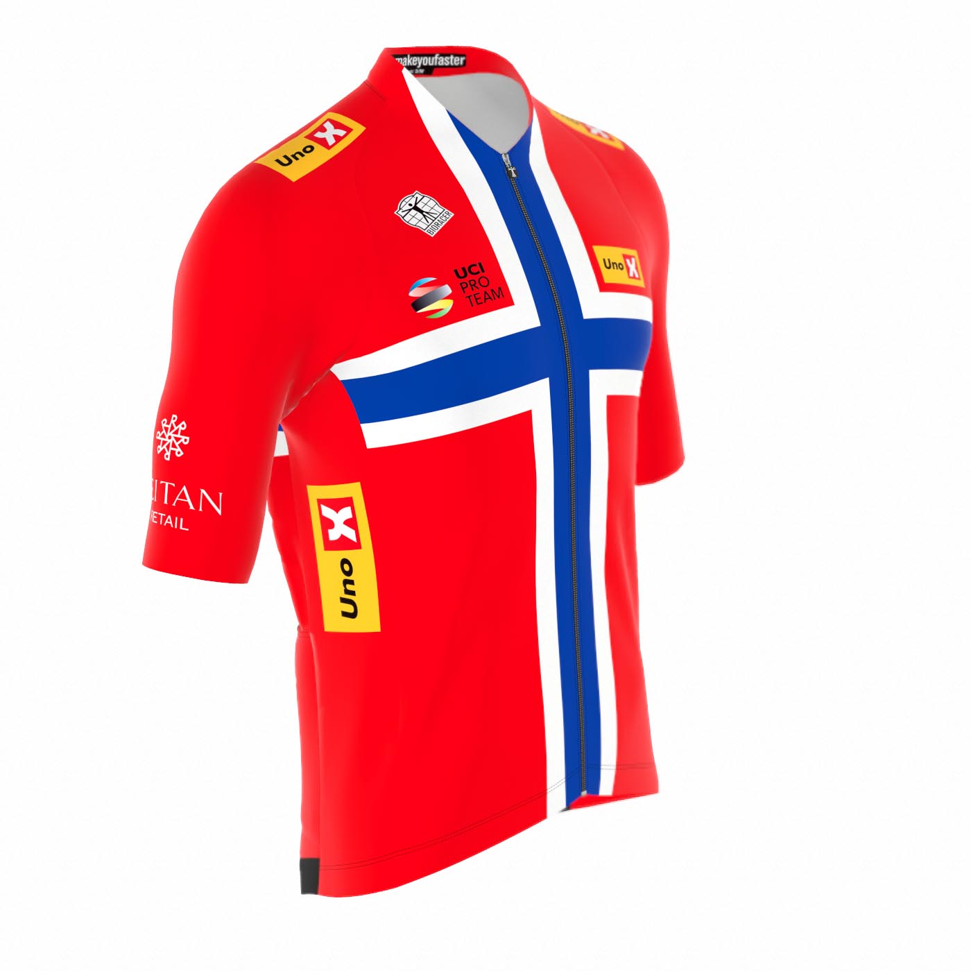 Bioracer Icon Uno-X Norskmesterskabstrøje