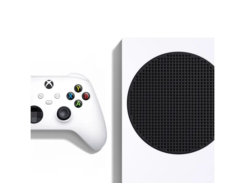 Microsoft® Xbox Series S | Spillekonsol - 1440p@60fps / 1080p@120fps - 512GB SSD NVme - Wi-Fi/LAN - HDMI® 2.1 - Hvid | Inkl. 1 x Xbox trådløs controller (Hvid)