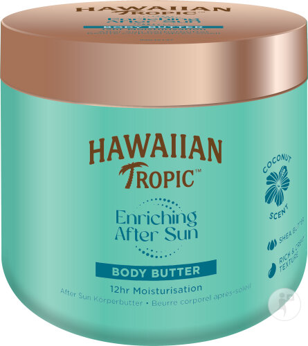 Hawaiian Tropic Beurre Corporel Après-Soleil Noix De Coco Pot 250ml