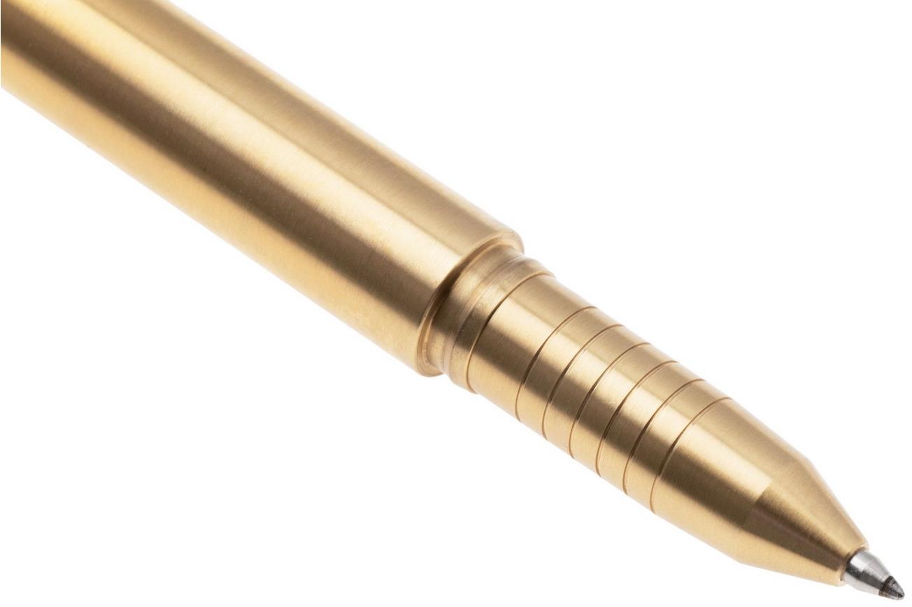 Big Idea Design Base Line Capped Pen BS-CA-BS Brass, everyday carry pen