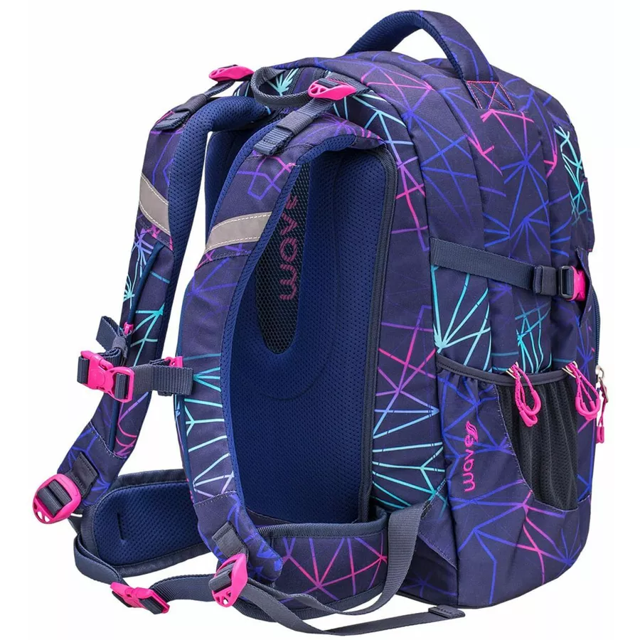 WAVE Rucksack Infinity Stripes Purple