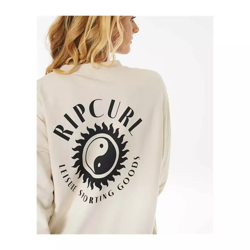 Sweat femme RIPCURL Rss Leisure Fleece Off White S