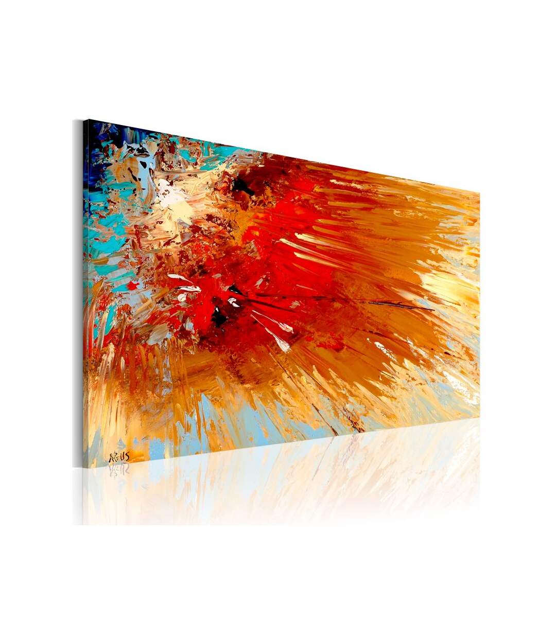 Paris Prix - Tableau Peint à La Main explosion 60x90cm