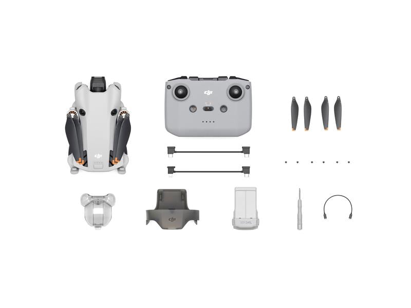 DJI Multikopter Mini 4 Pro RC N2 RTF (C0 | CE) Kompakte Drohne mit 4k Kamera, Kollisionssensoren und 249g Abfluggewicht