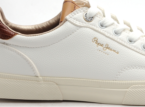 Pepe jeans basses femme kenton street w  pls31561 blanc