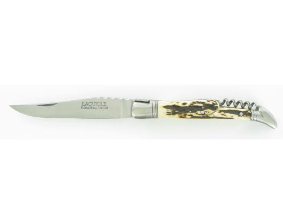 Laguiole Cerf Carbone Couteau de poche Laguiole par Chazeau Honoré
