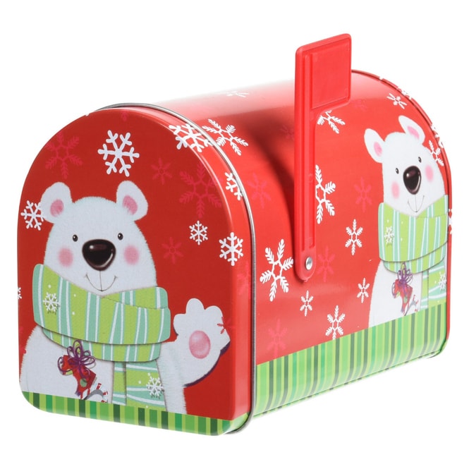 Gebäckdose - Briefkasten - ca. 15 x 9 x 11 cm - 1 Stück