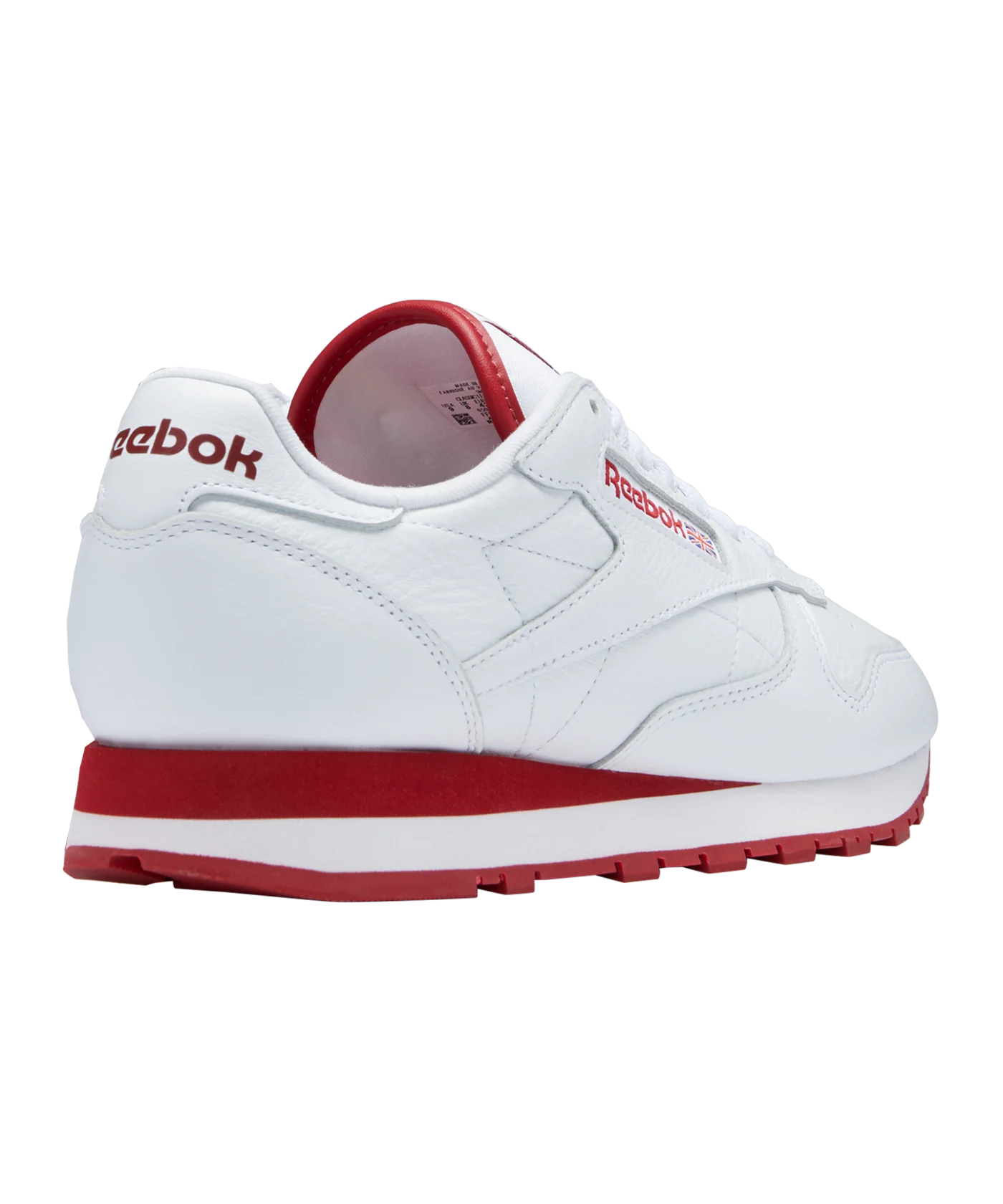 Reebok Classic Leather Weiss Rot