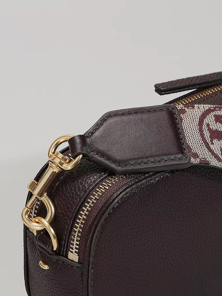 TORY BURCH Ledertasche - Mini Bag MILLER  dunkelrot