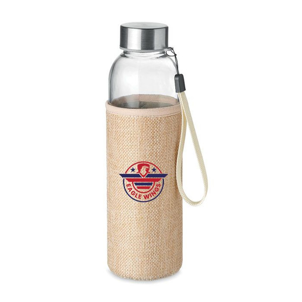 GiftRetail MO6168 - UTAH TOUCH Bouteille & housse en jute