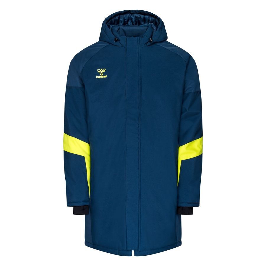 Hummel Lead Entraîneur Veste - Bleu Marine/Vert