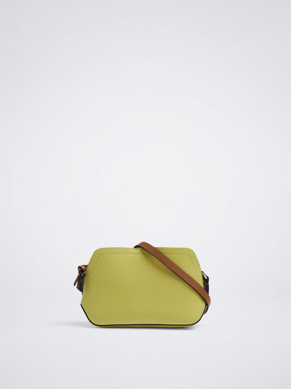 Bolsa de ombro com vários bolsos - Amarela