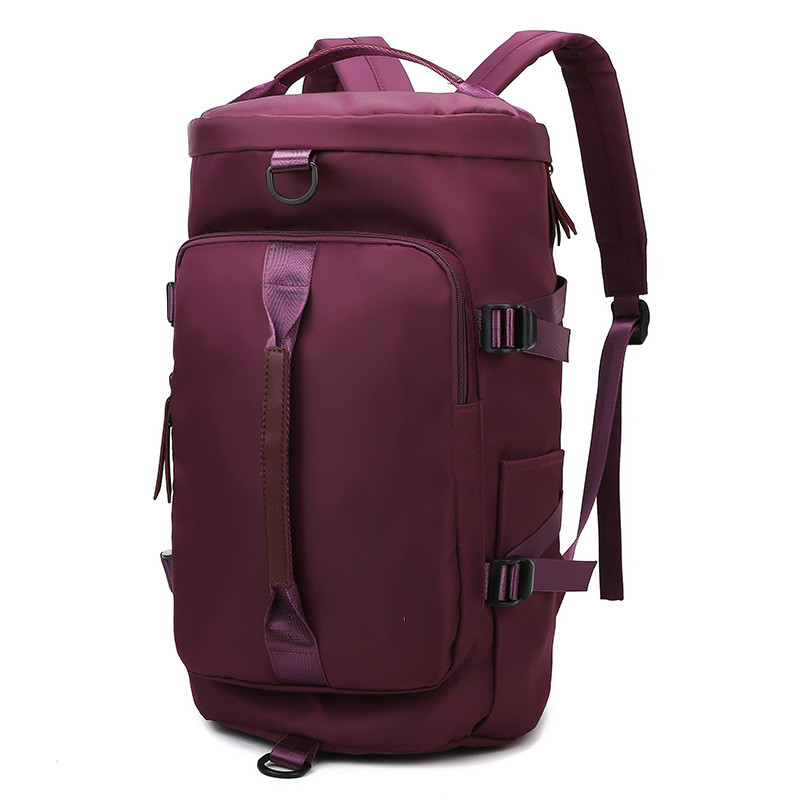 (42x31cm) Reise Rucksack Sport Tasche mit Schuh- / Nassfach - Rot