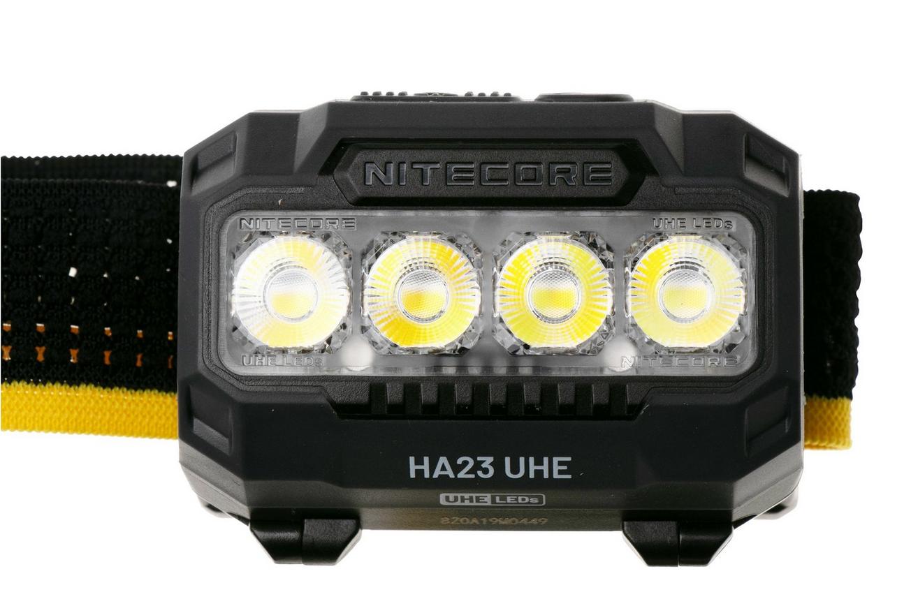 Nitecore HA23 UHE LED Black, oplaadbare hoofdlamp, 600 lumen