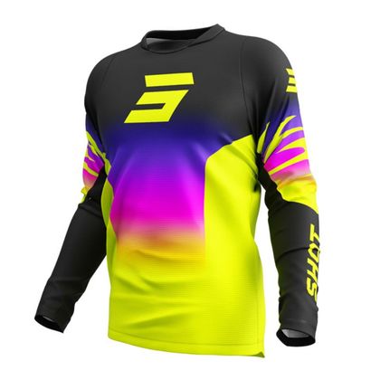 Maillot cross Shot DEVO - X-TREM 2025 - Jaune