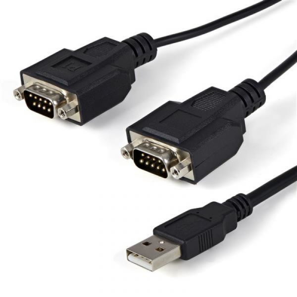 Startech Cabo Adaptador USB a Serie 2P RS232 DB9 - ICUSB2322F