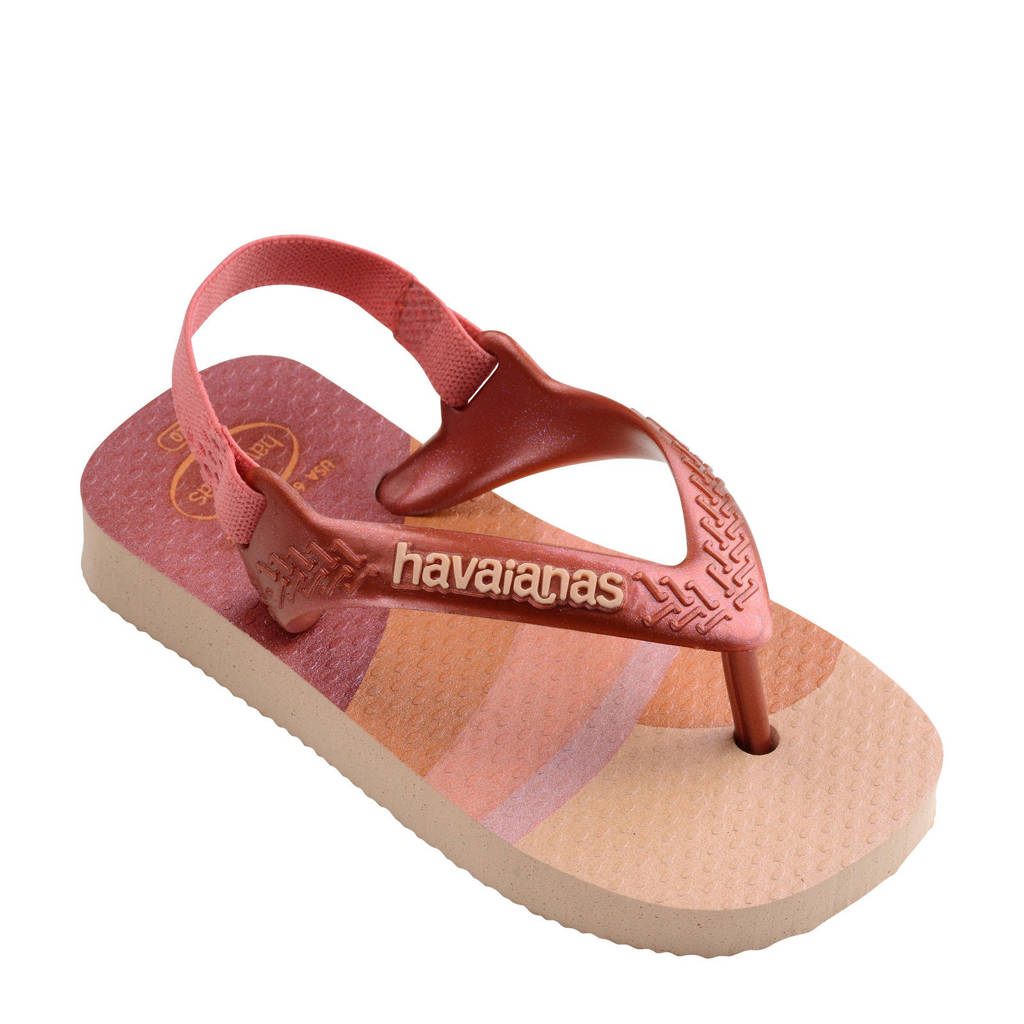 Havaianas teenslippers met hielbandje roze