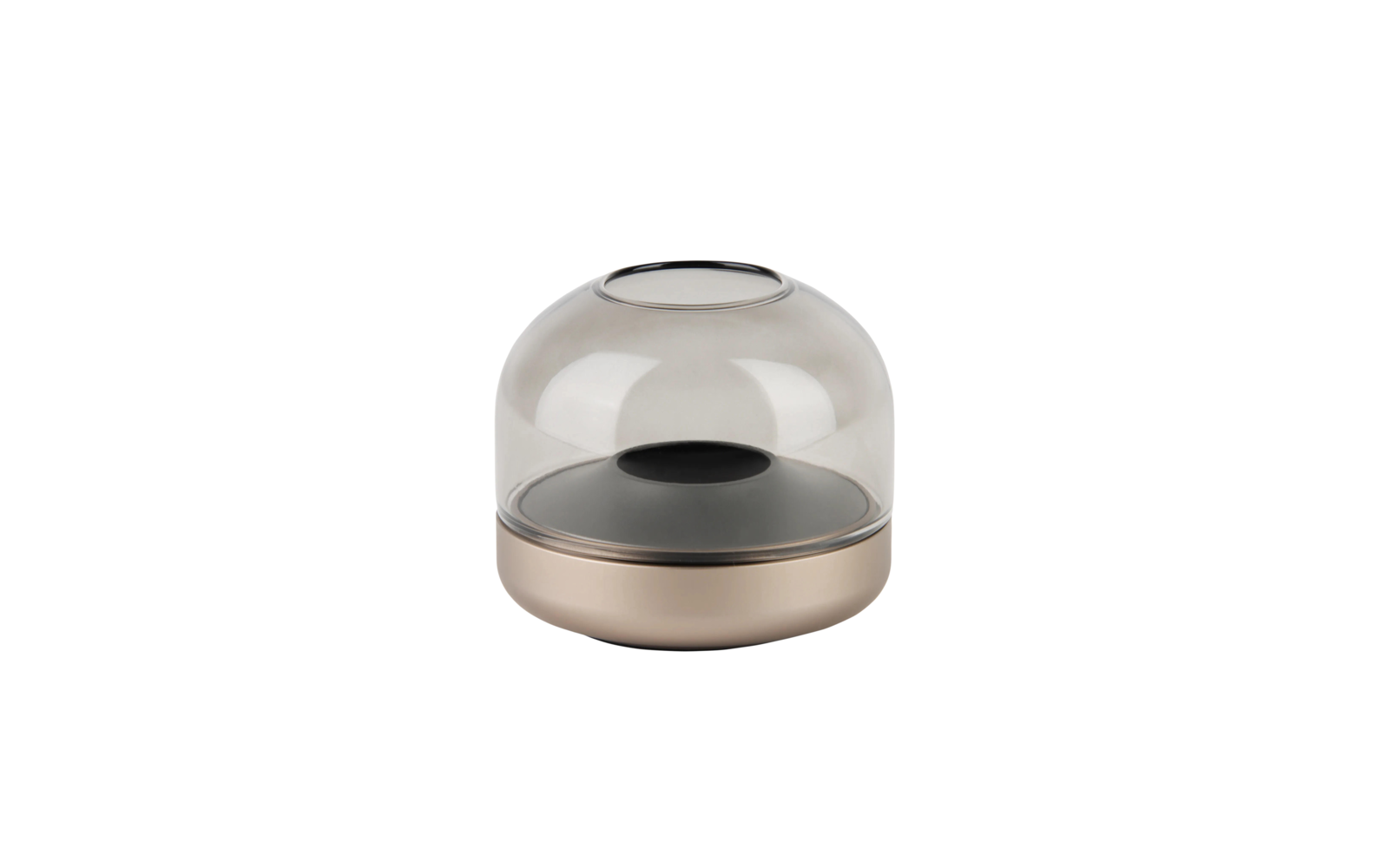 Kooduu Glow 08 wiederaufladbare Shine LED-Kerze frosted silver
