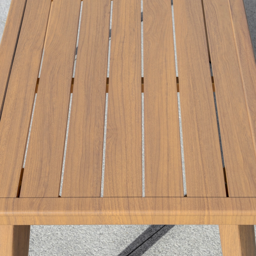 Outsunny Gartenmöbel Set mit Sitzkissen natur