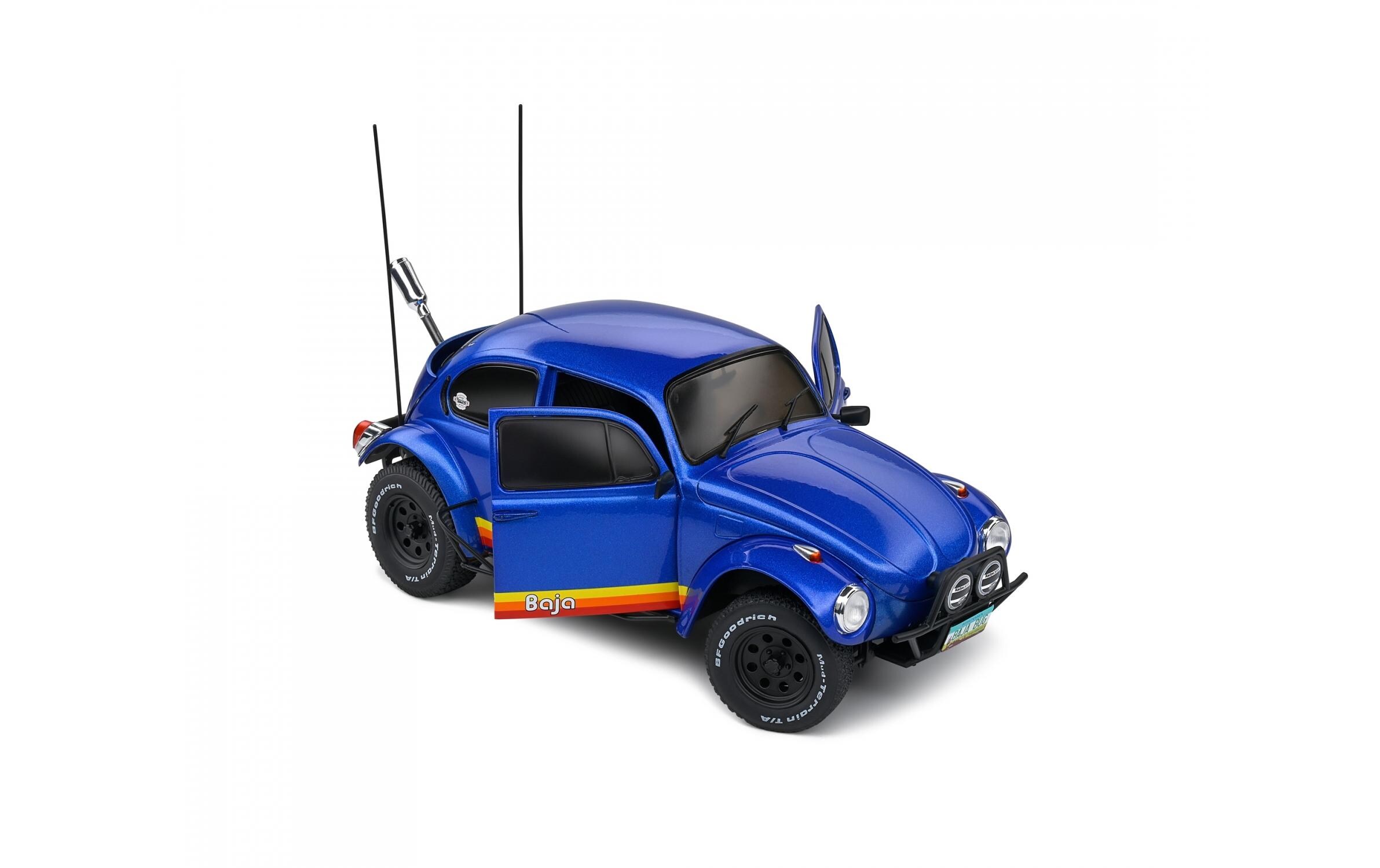 VW Beetle Baja Blau Metallic, 1:18Detailgetreues Modellauto für Sammler im Massstab 1:18