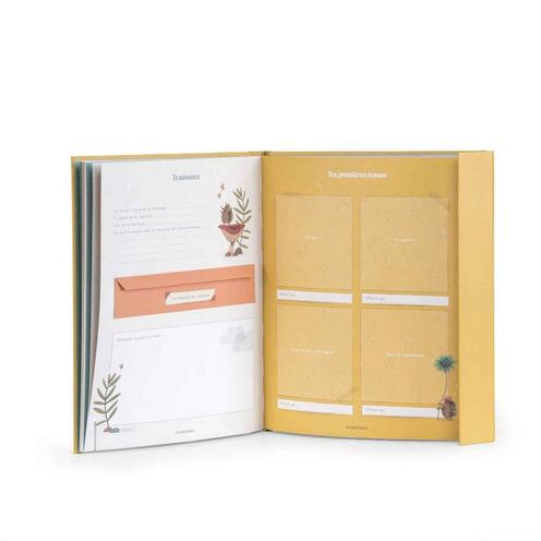 Livre de Naissance Trois Petits Lapins Ocre (80 pages) - MOULIN ROTY