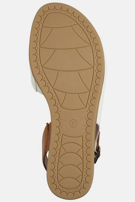 Pantoletten, Jana Shoes, vegan, Lederoptik, Weite H, schneeweiß