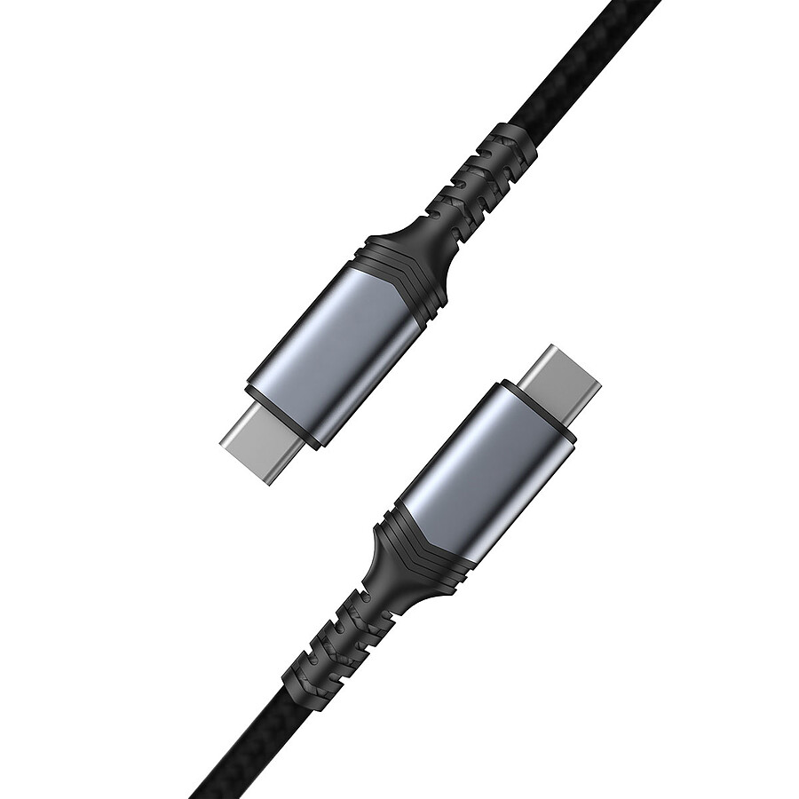 TEXTORM Câble USB-C 4.0 40 Gbps - Mâle/Mâle - 50 cm