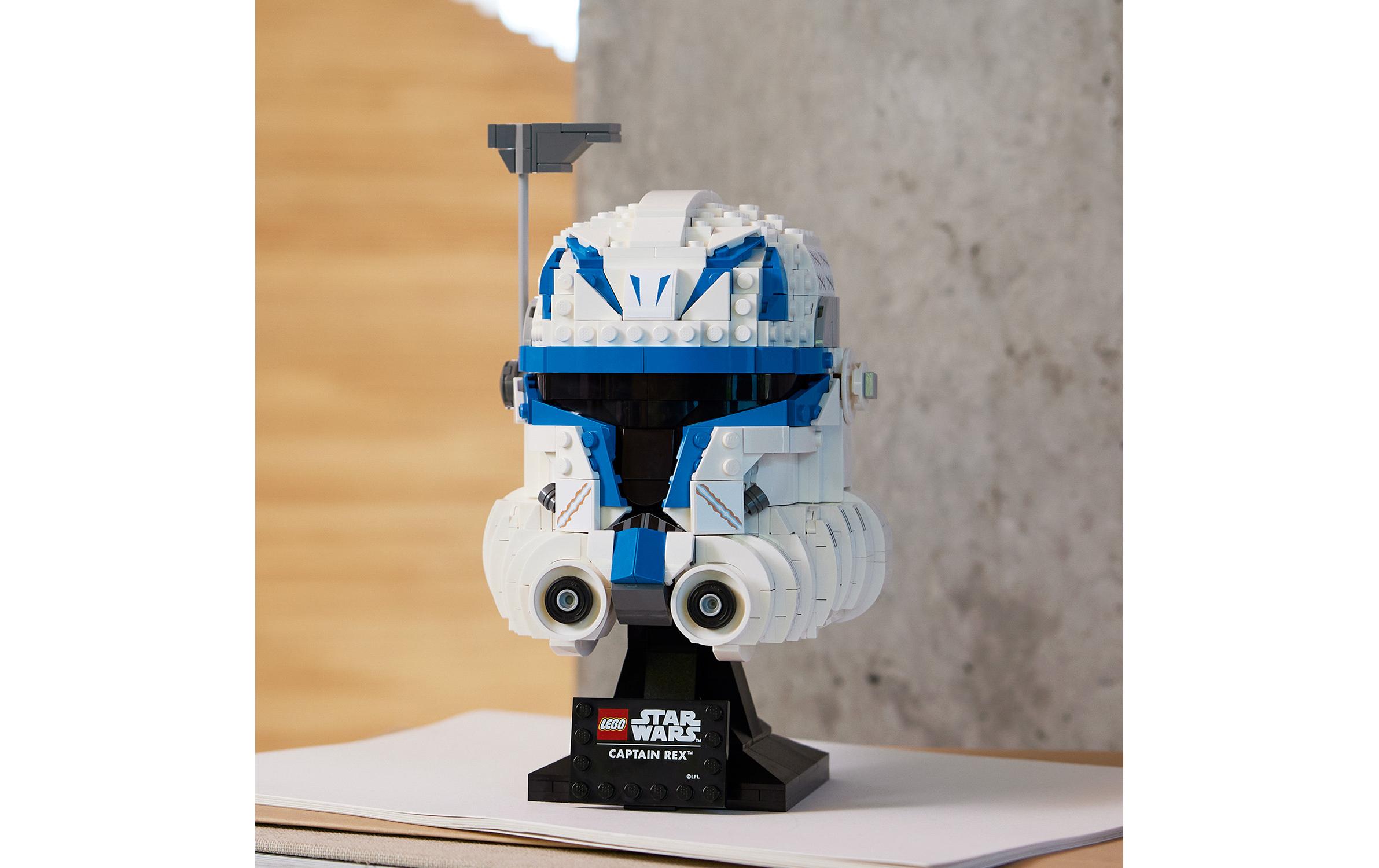 Star Wars Captain Rex Helm 75349Der Helm von Captain Rex zum Bauen und Ausstellen